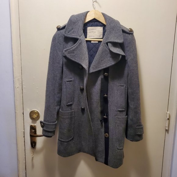 Aritzia Community Recycled Wool Military Coat - Picture 1 of 5